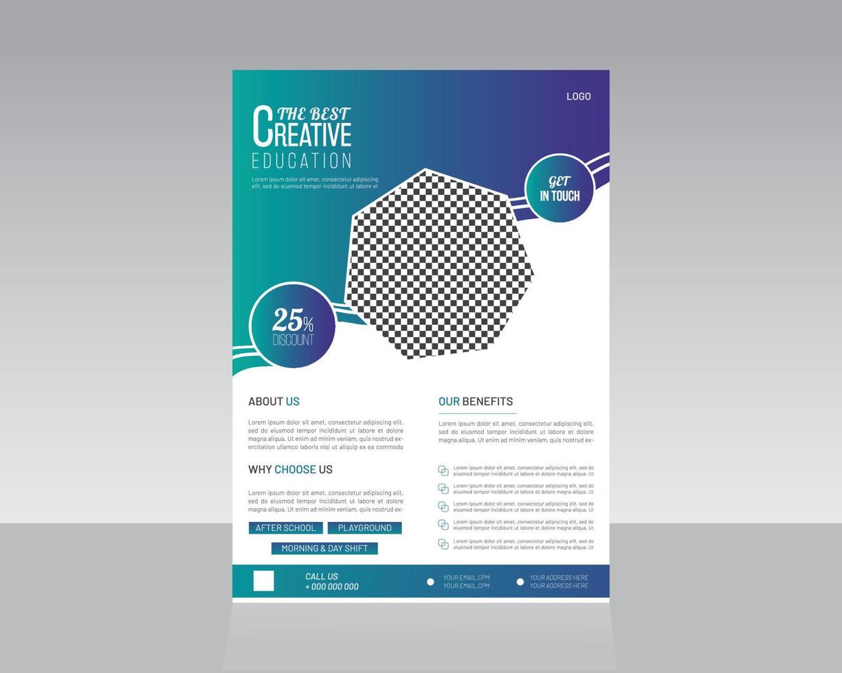 Business- oder Corporate-Flyer-Design vektor