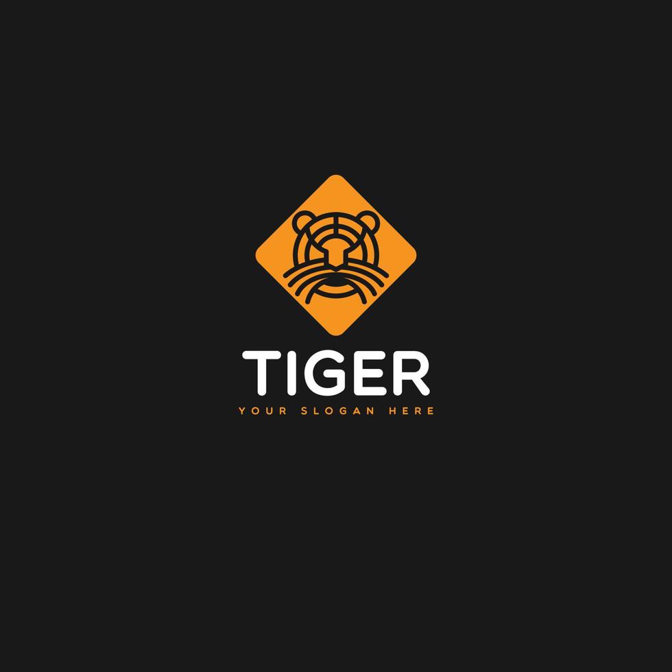 tiger logotyp vektor