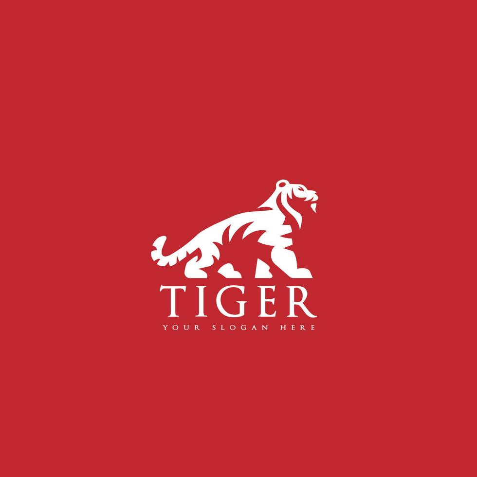 tiger logotyp vektor