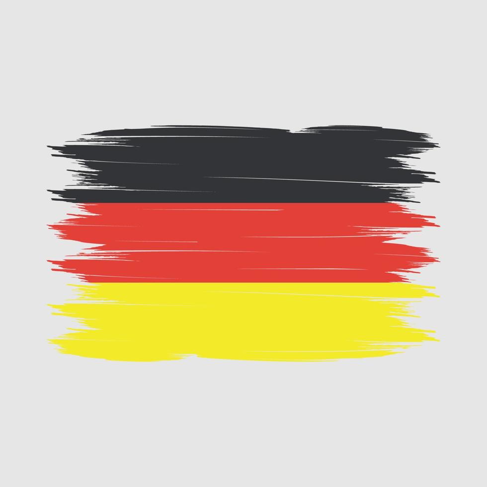 Deutschland-Flagge-Pinsel-Vektor vektor