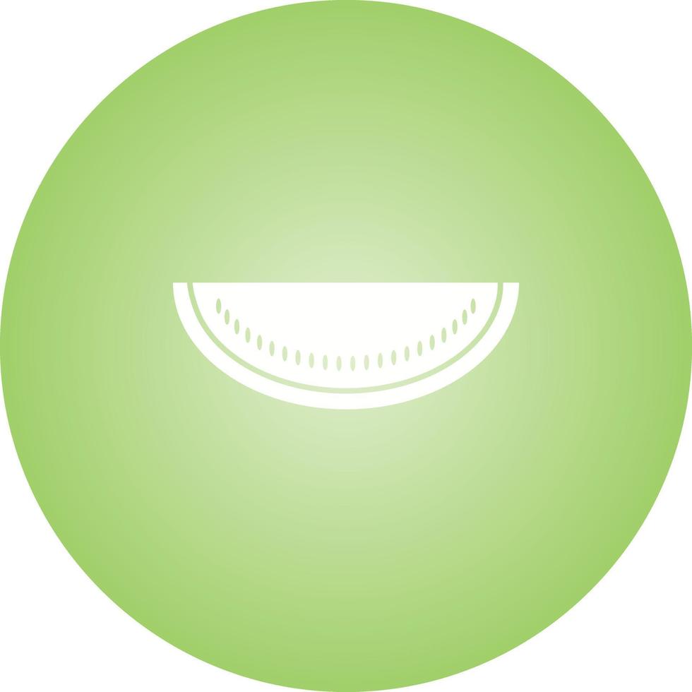 unik vattenmelon vektor glyf ikon