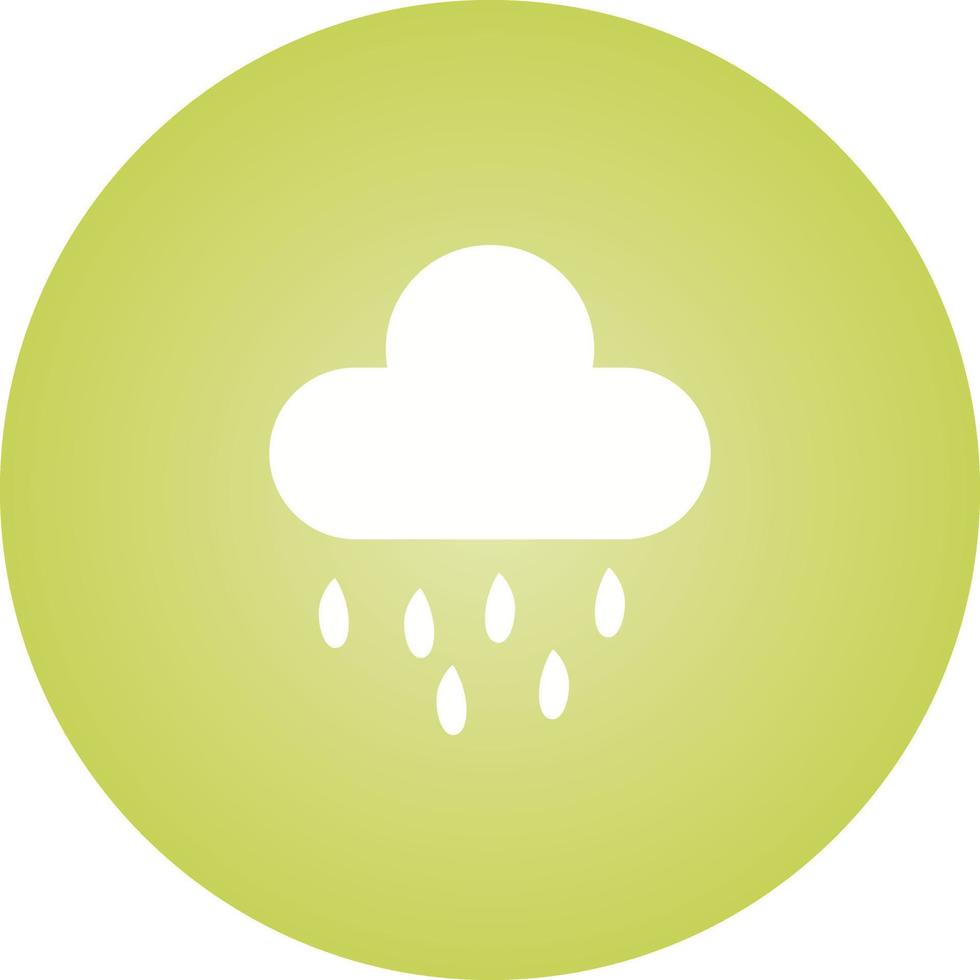unik regnar vektor glyf ikon