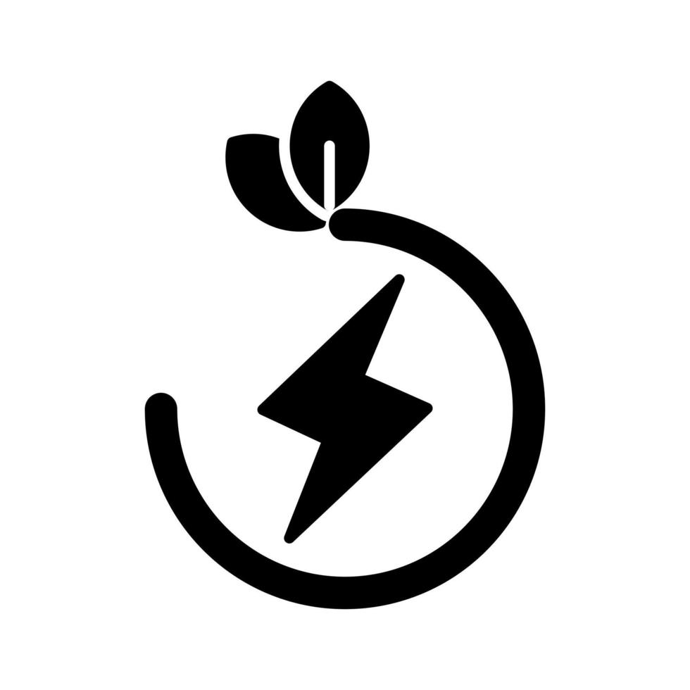 Öko-Energie-Vektor-Symbol vektor