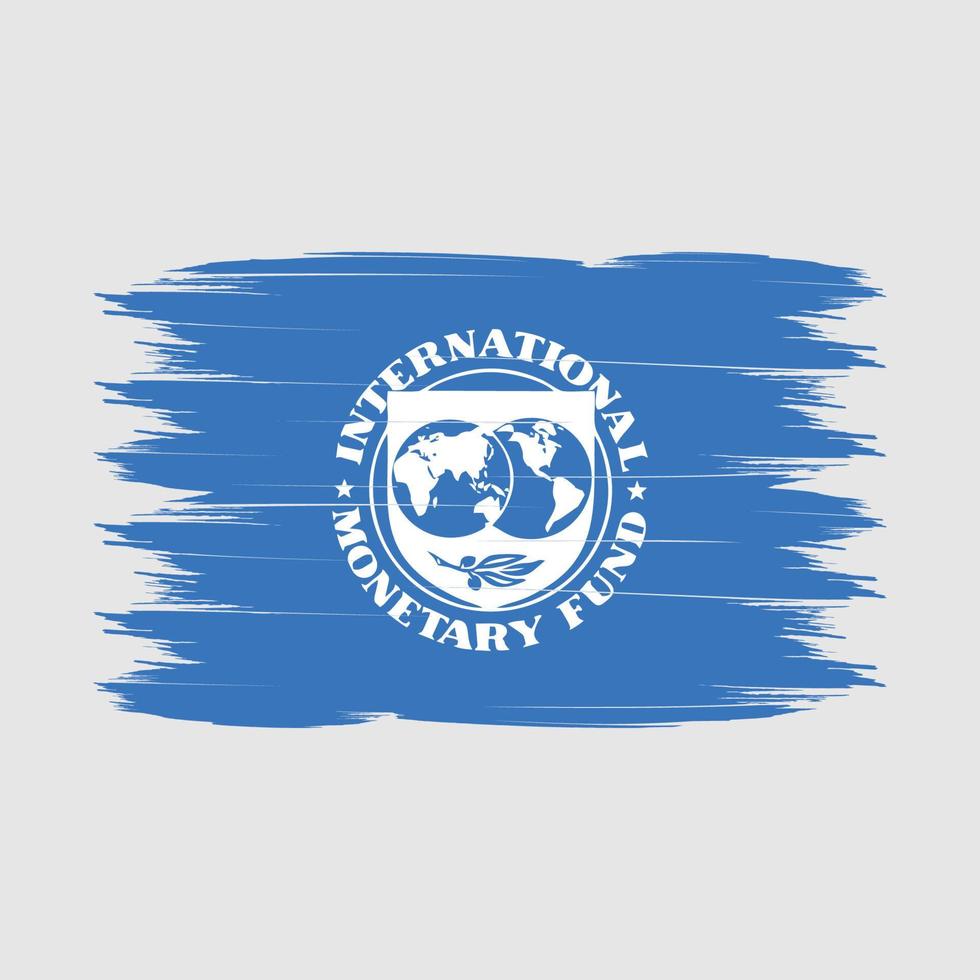 Pinselvektor der IWF-Flagge vektor