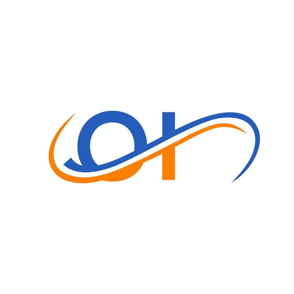 letter oi logo design für finanz-, entwicklungs-, investitions-, immobilien- und verwaltungsunternehmensvektorvorlage vektor