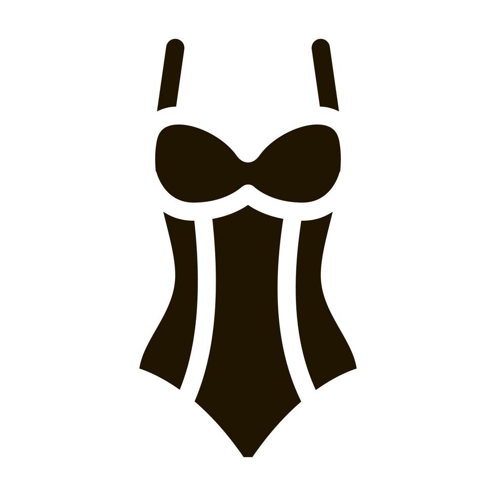 sexy Dessous-Symbol Vektor-Glyphen-Illustration vektor