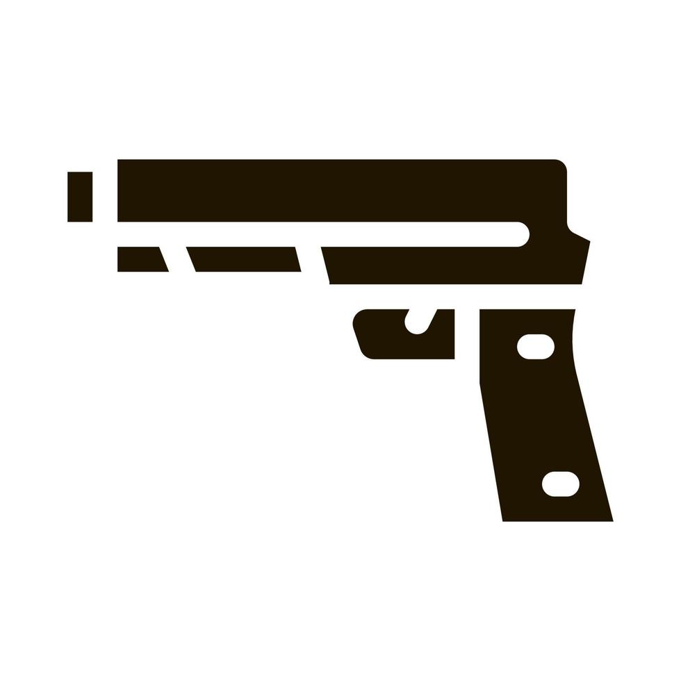eisen schießen pistole symbol illustration vektor
