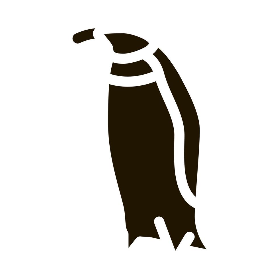 pingvin fågel ikon vektor symbol illustration