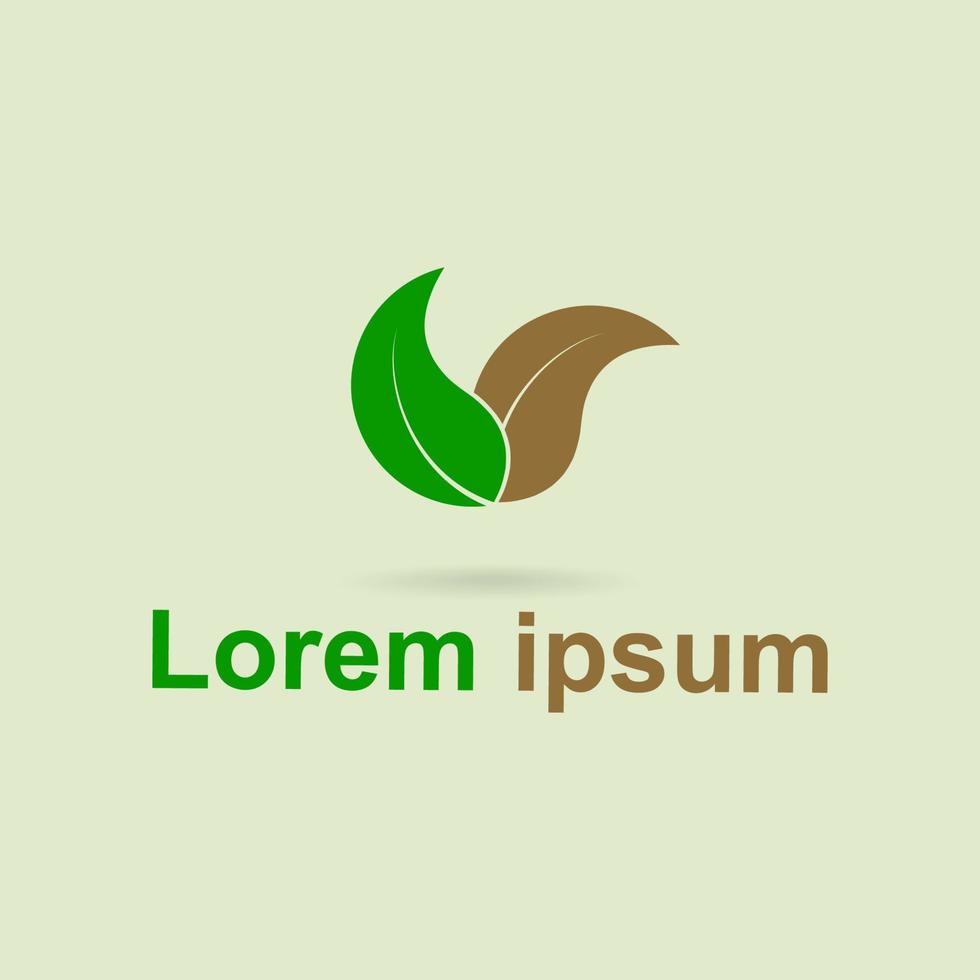 blad naturligtvis kreativ företag logotyp. eco och bio naturlig organisk logotyp begrepp ikon. design lämplig för natur tecken, hälsa vård, för spa, organisk mat eller alternativ medicin Centrum. eps 10 vektor