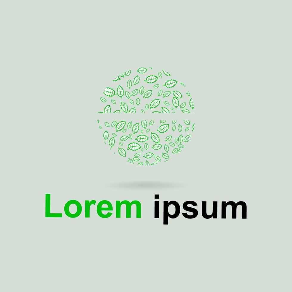 blad naturligtvis kreativ företag logotyp. eco och bio naturlig organisk logotyp begrepp ikon. design lämplig för natur tecken, hälsa vård, för spa, organisk mat eller alternativ medicin Centrum. eps 10 vektor