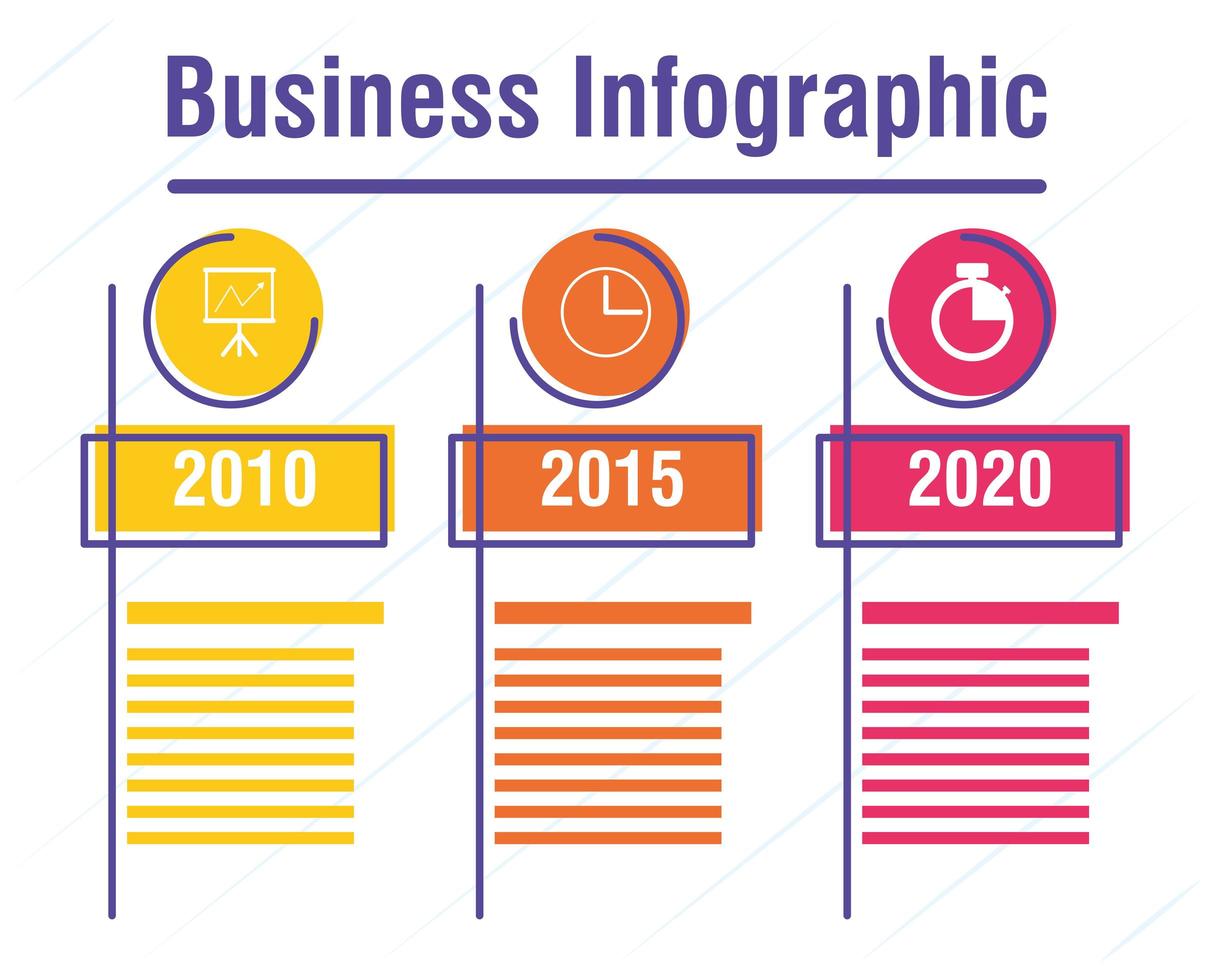 Business- und Corporate-Infografik-Banner vektor