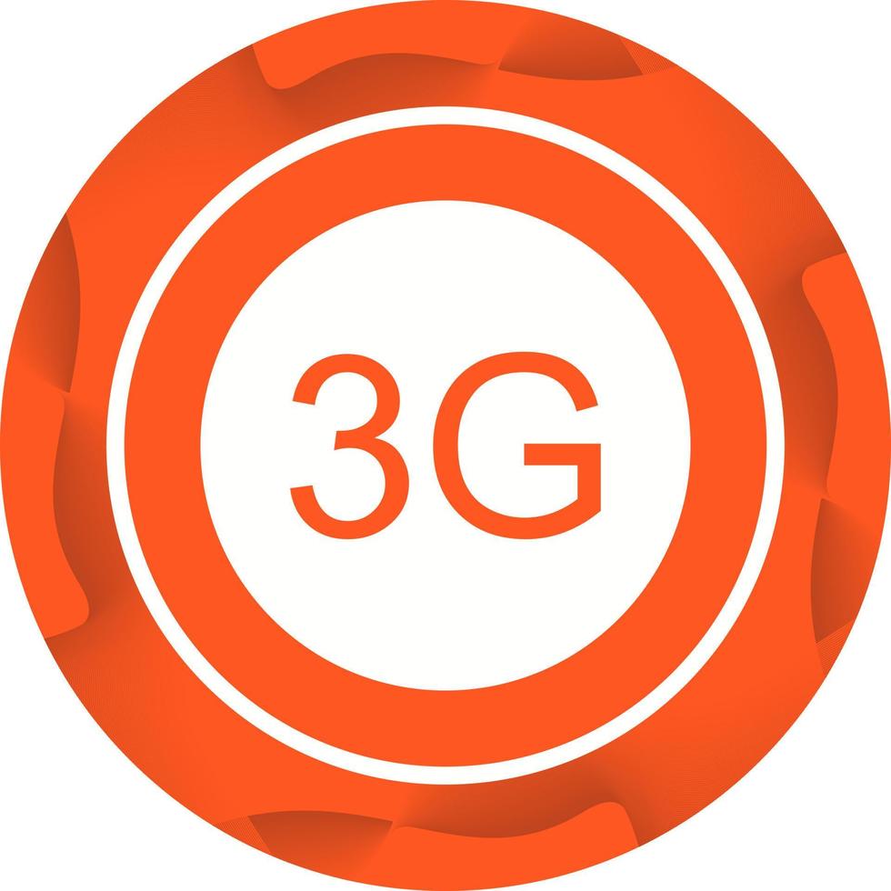 schönes 3g-Glyphen-Vektorsymbol vektor