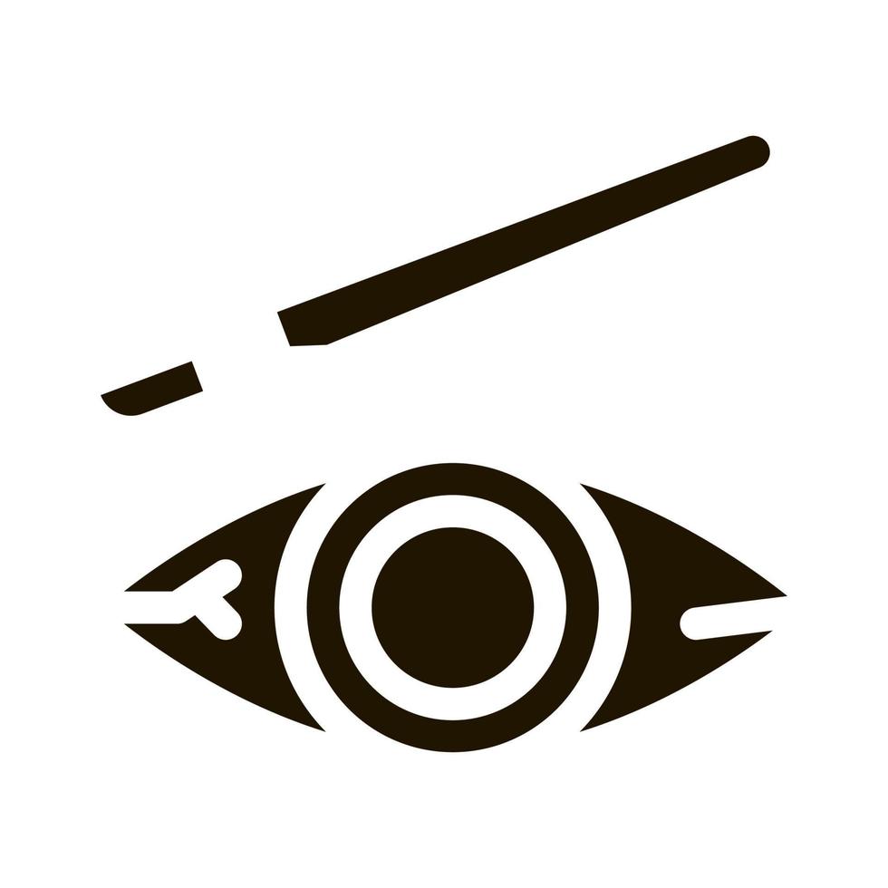 kirurgisk intervention för öga illustration vektor