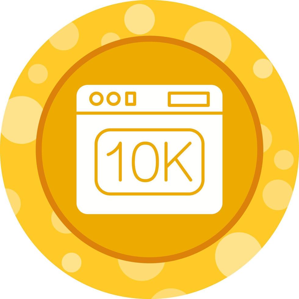 10k-Vektorsymbol vektor