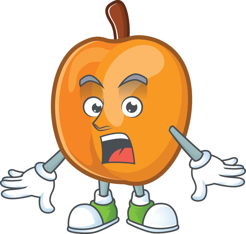 aprikos frukt vektor