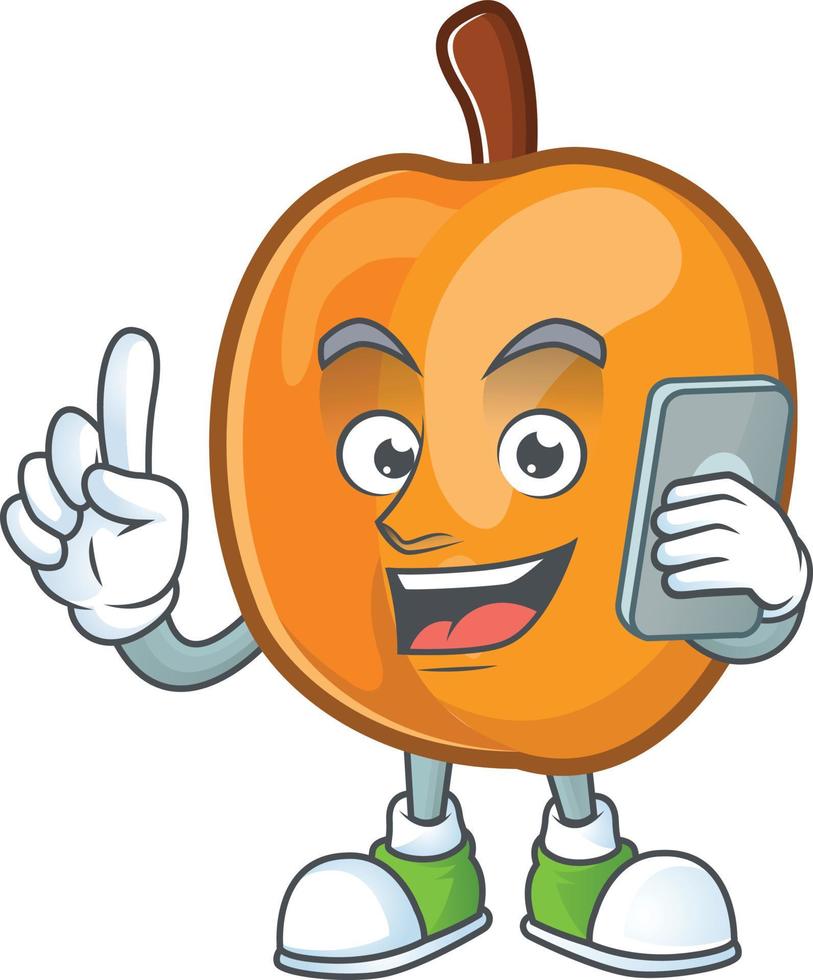 aprikos frukt vektor
