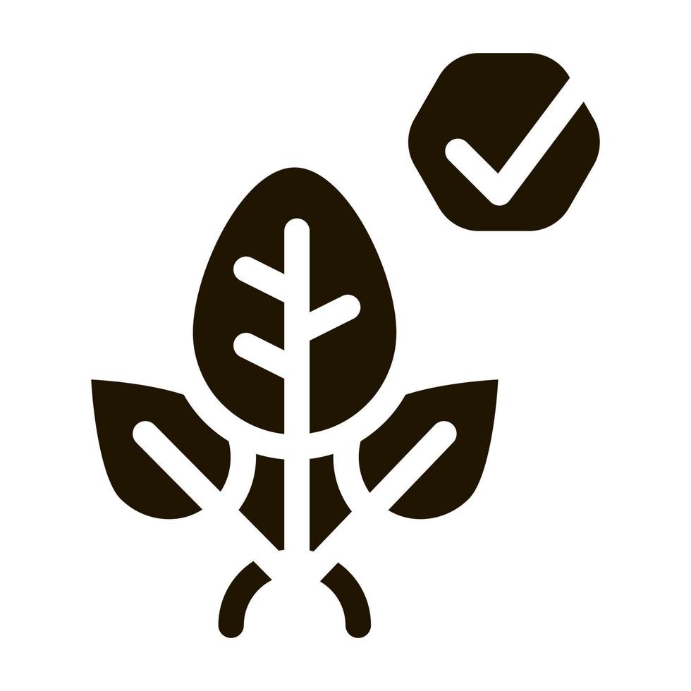 växt tillgång mark ikon vektor glyf illustration