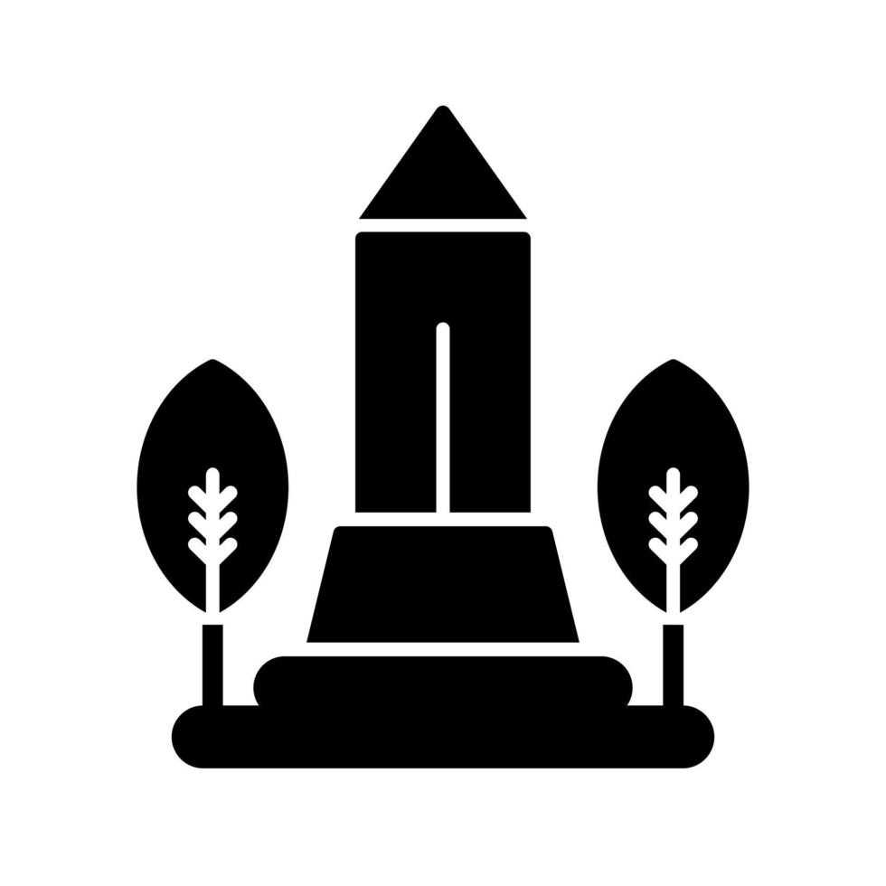 Denkmal-Vektor-Symbol vektor