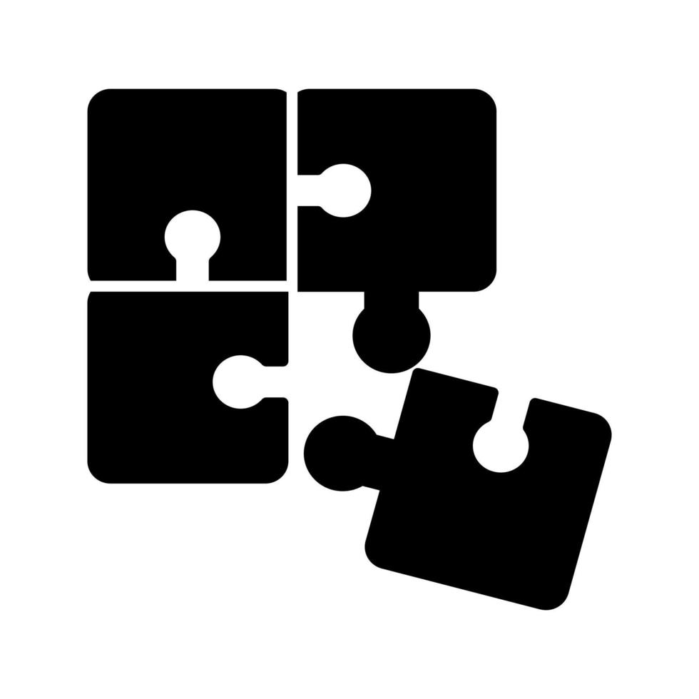 Puzzle-Vektor-Symbol vektor