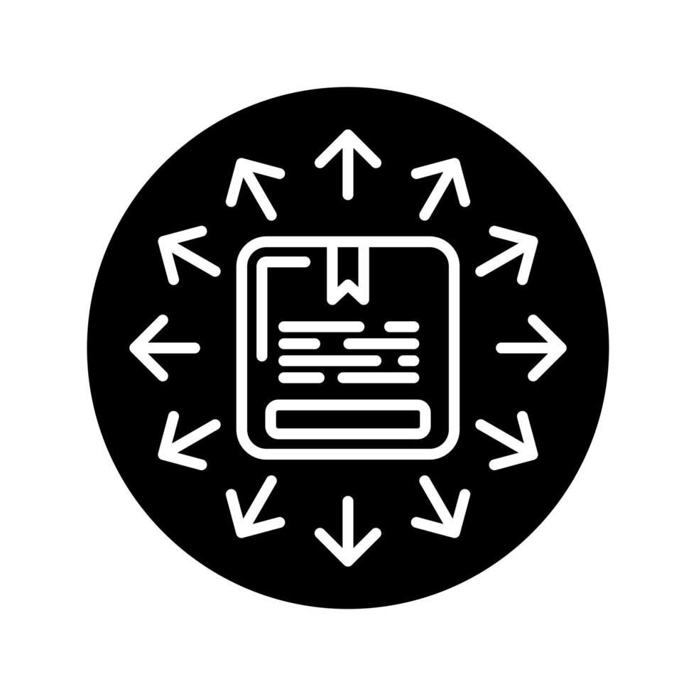 företag logistik vektor ikon