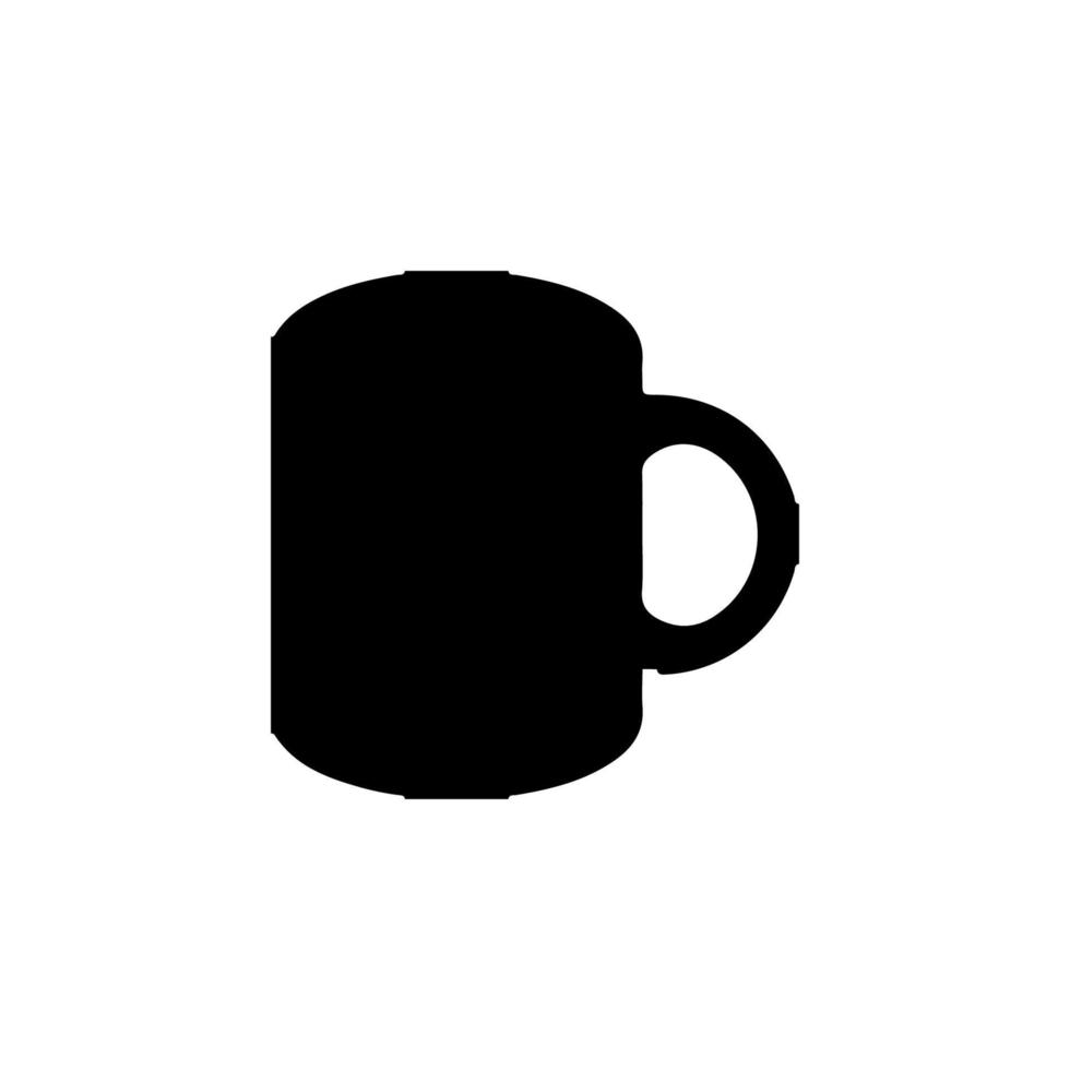 Kaffeetasse-Symbol. einfaches stilcafé großes verkaufsplakat hintergrundsymbol. kaffeetasse markenlogo gestaltungselement. T-Shirt-Druck für Kaffeetassen. Vektor für Aufkleber.