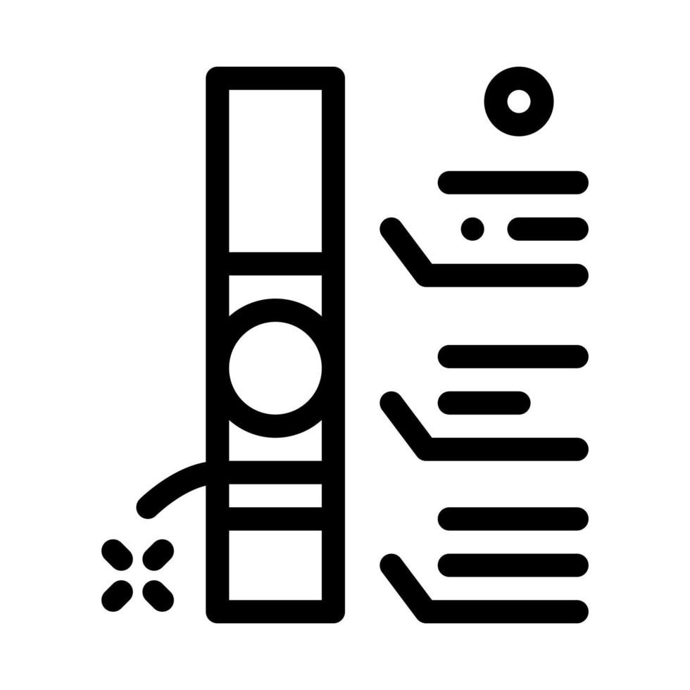 Feuerwerk Informationen Symbol Vektor Umriss Illustration