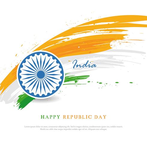 Glad Republic Day Background vektor