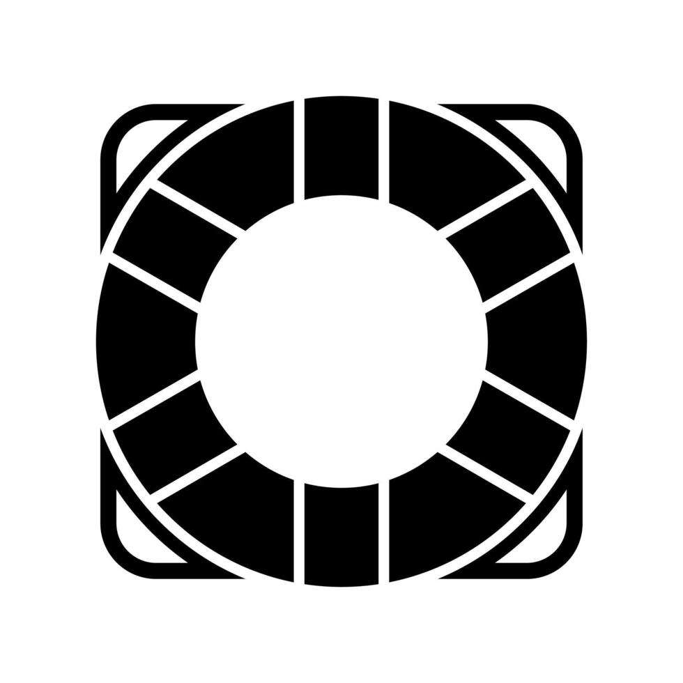 Rettungsring-Vektor-Symbol vektor