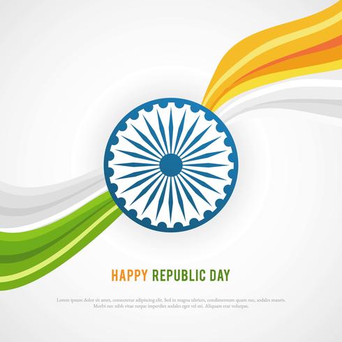 Glad Republic Day Background vektor