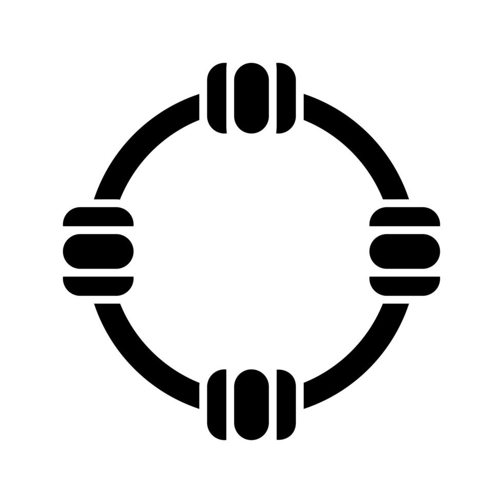 hula ring vektor ikon