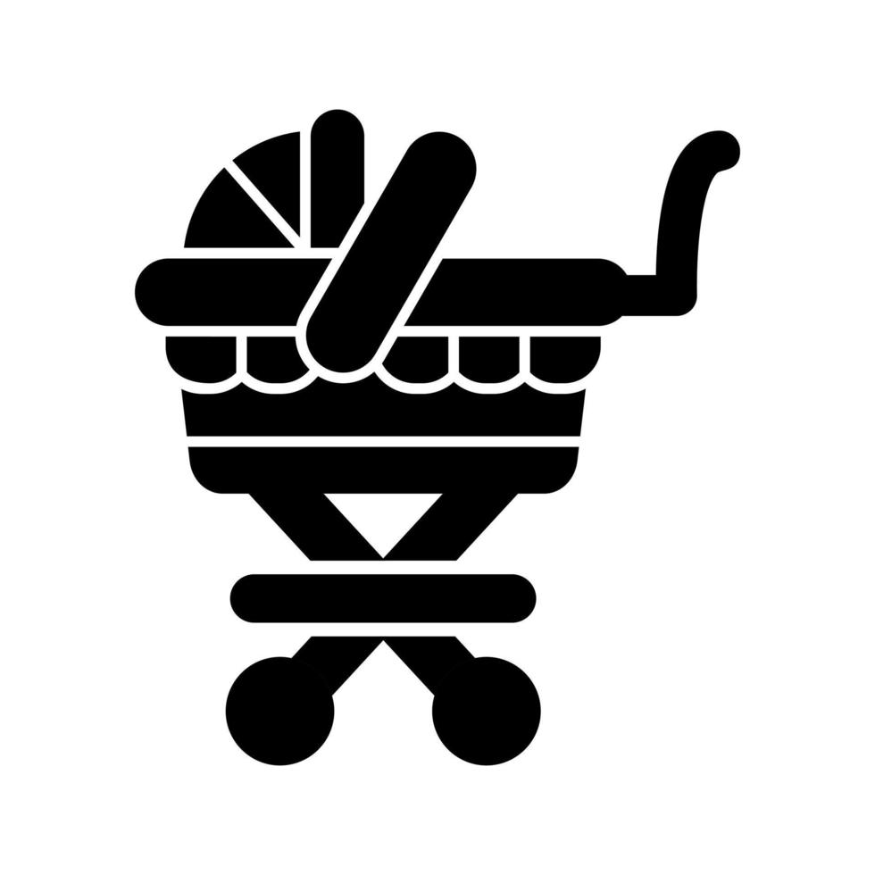 Kinderwagen-Vektor-Symbol vektor