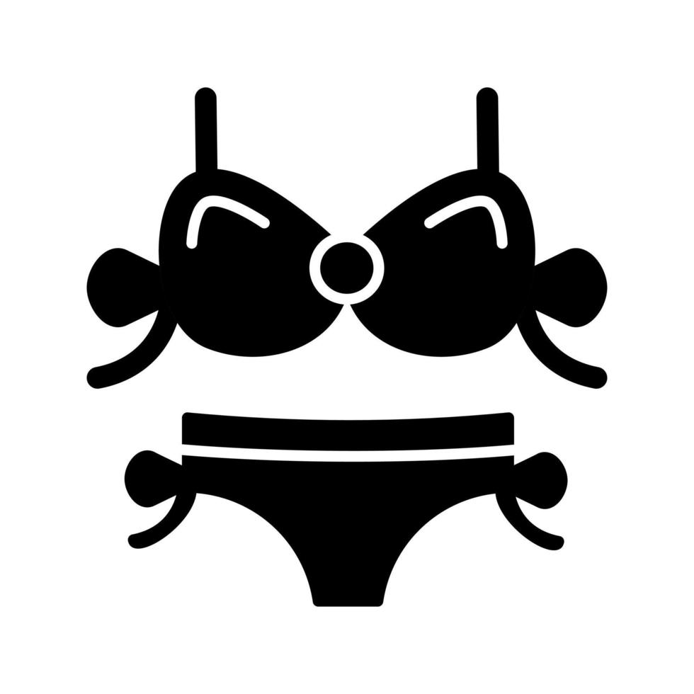 Bikini-Vektor-Symbol vektor