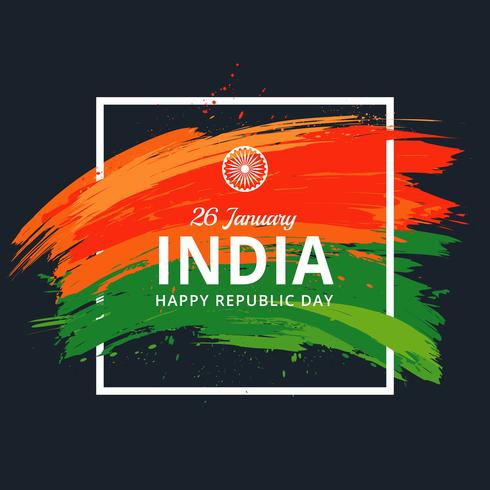 Happy Republic Day Hintergrund vektor
