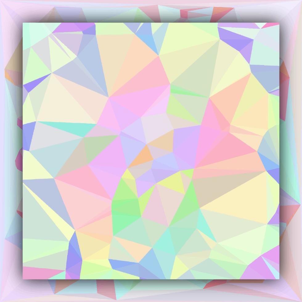 abstrakt regnbåge bakgrund bestående av färgade trianglar vektor
