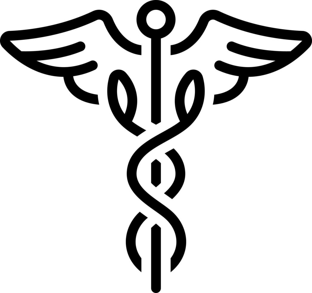 Zeilensymbol für Medizin vektor