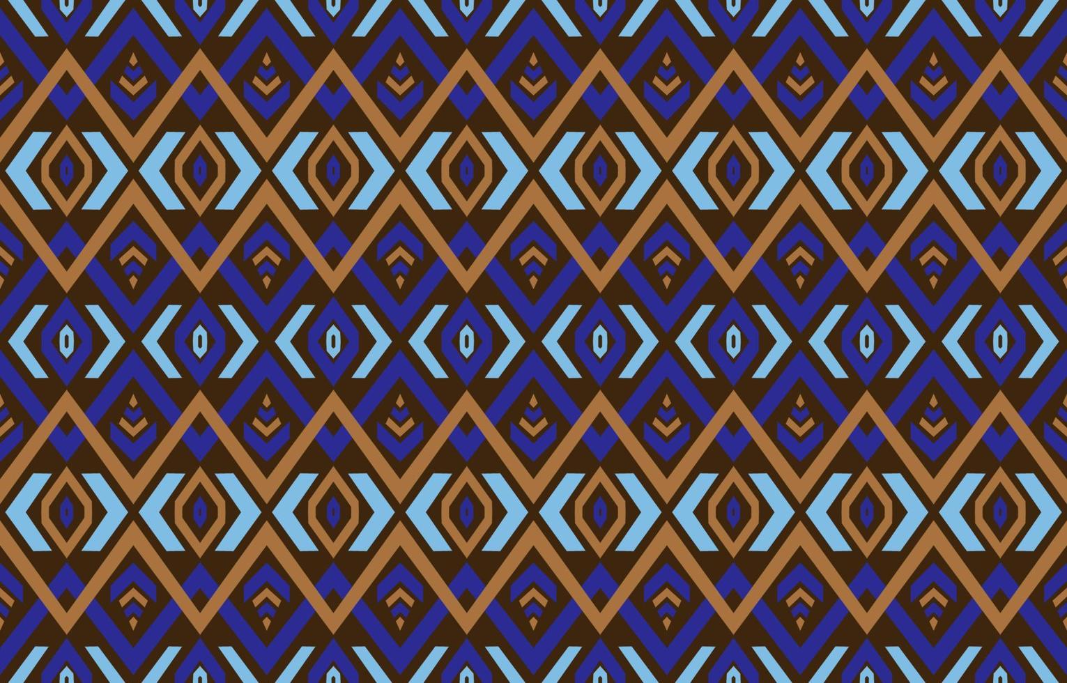 ethnisches nahtloses Muster. vektorgeometrischer stammesafrikanischer indischer traditioneller stickereihintergrund. böhmische Mode. Ikat Stoff Teppich Batik Ornament Chevron Textil Dekoration Tapete Boho Style vektor