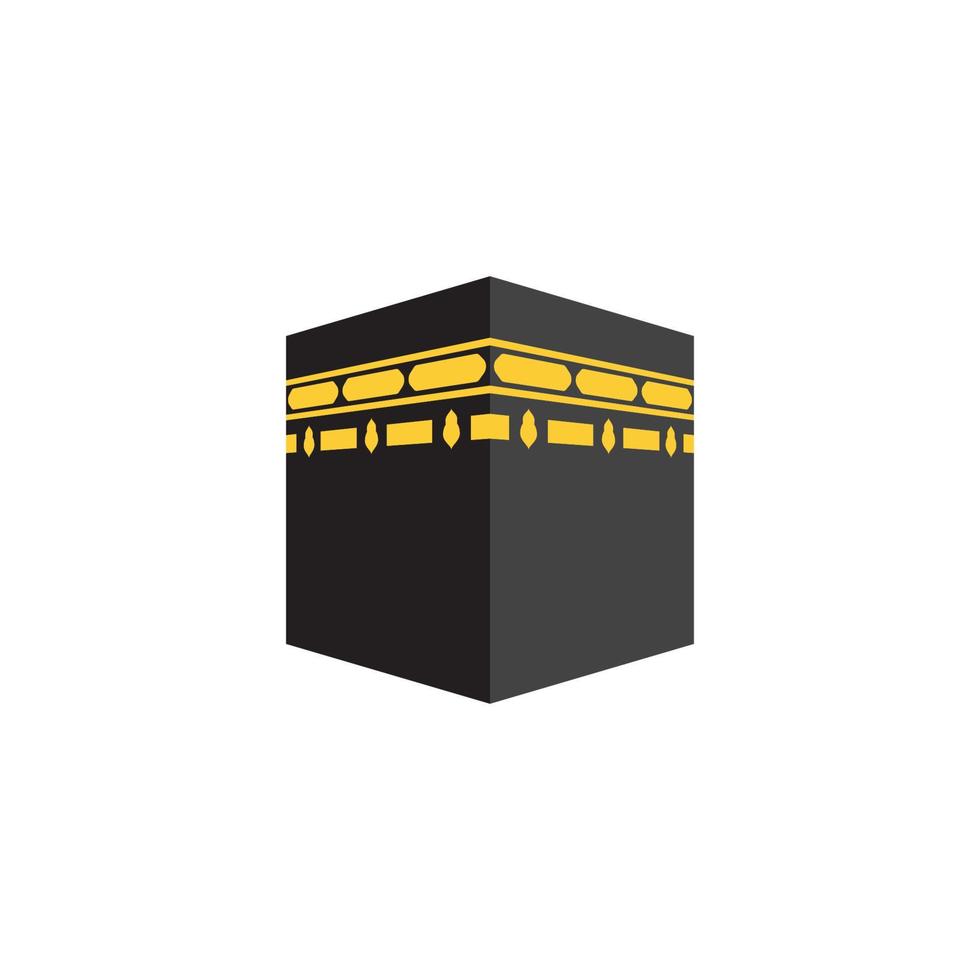 Kaaba-Vektor-Illustrationssymbol vektor