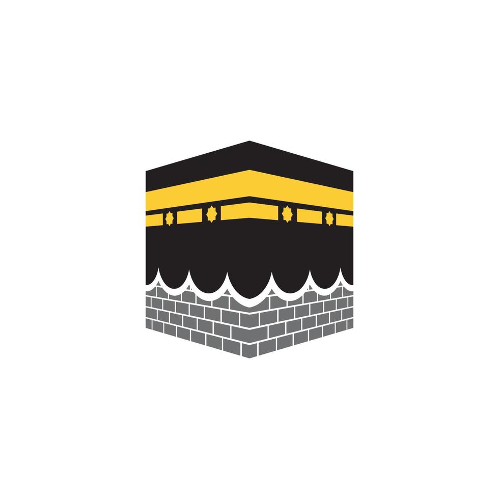 Kaaba-Vektor-Illustrationssymbol vektor