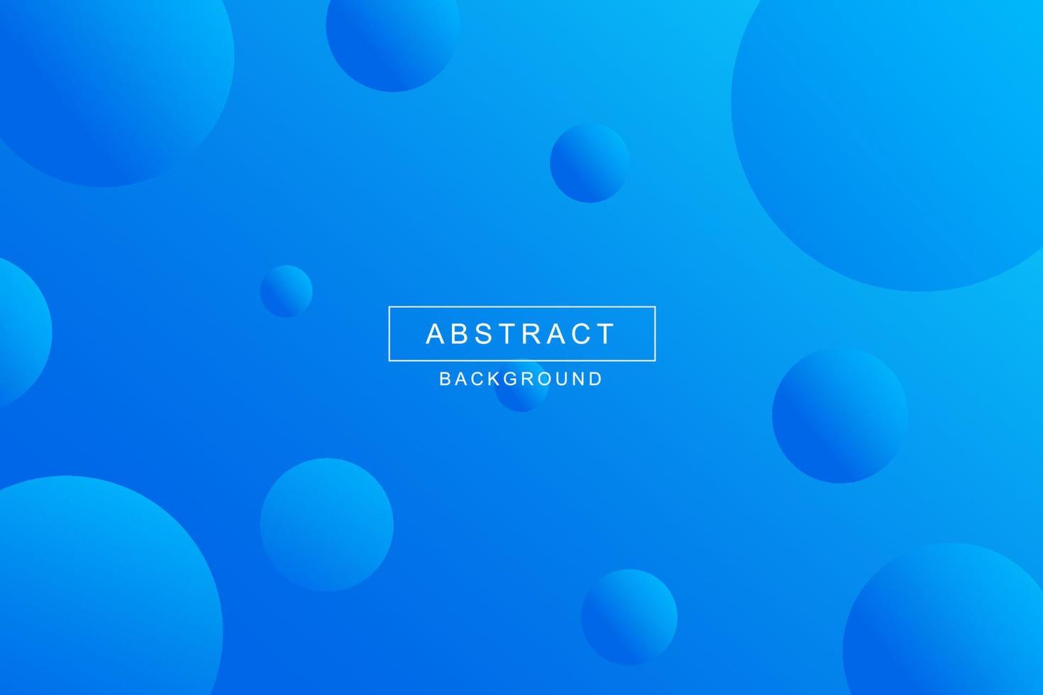 Abstrakter flüssiger blauer Blasenhintergrund vektor