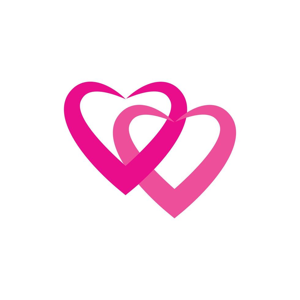 Herz Logo Vorlage Vektor