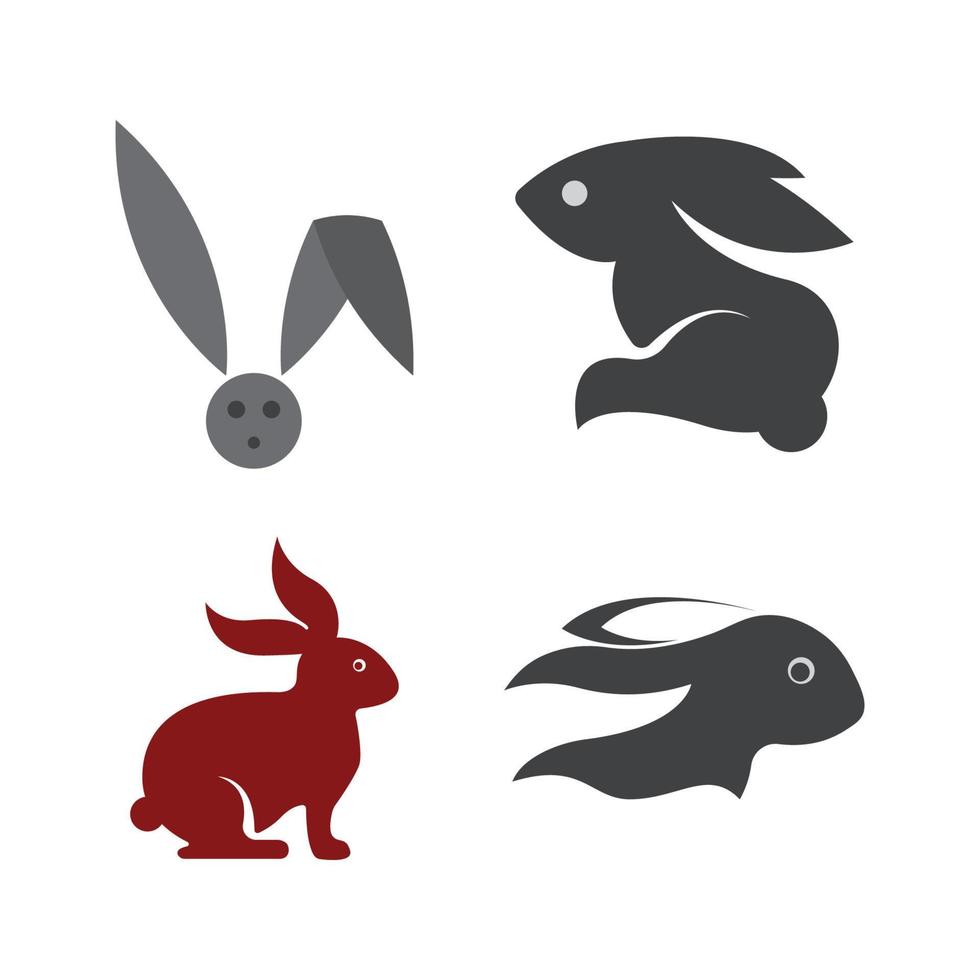 Kaninchen-Logo-Vektor vektor