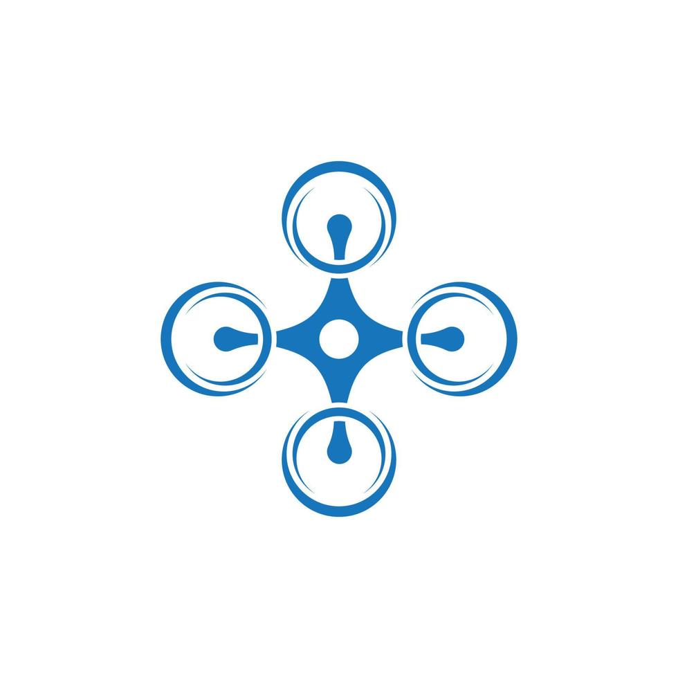 drone logotyp vektor