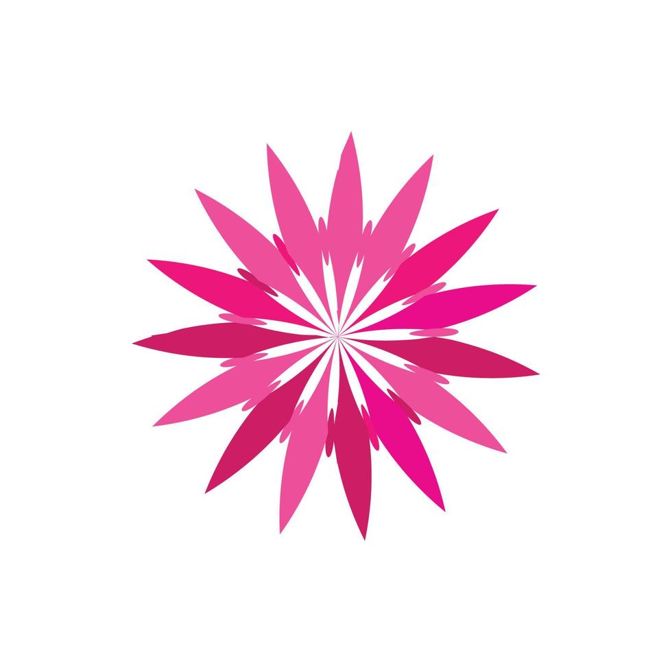 Blumenlogo-Vektor vektor