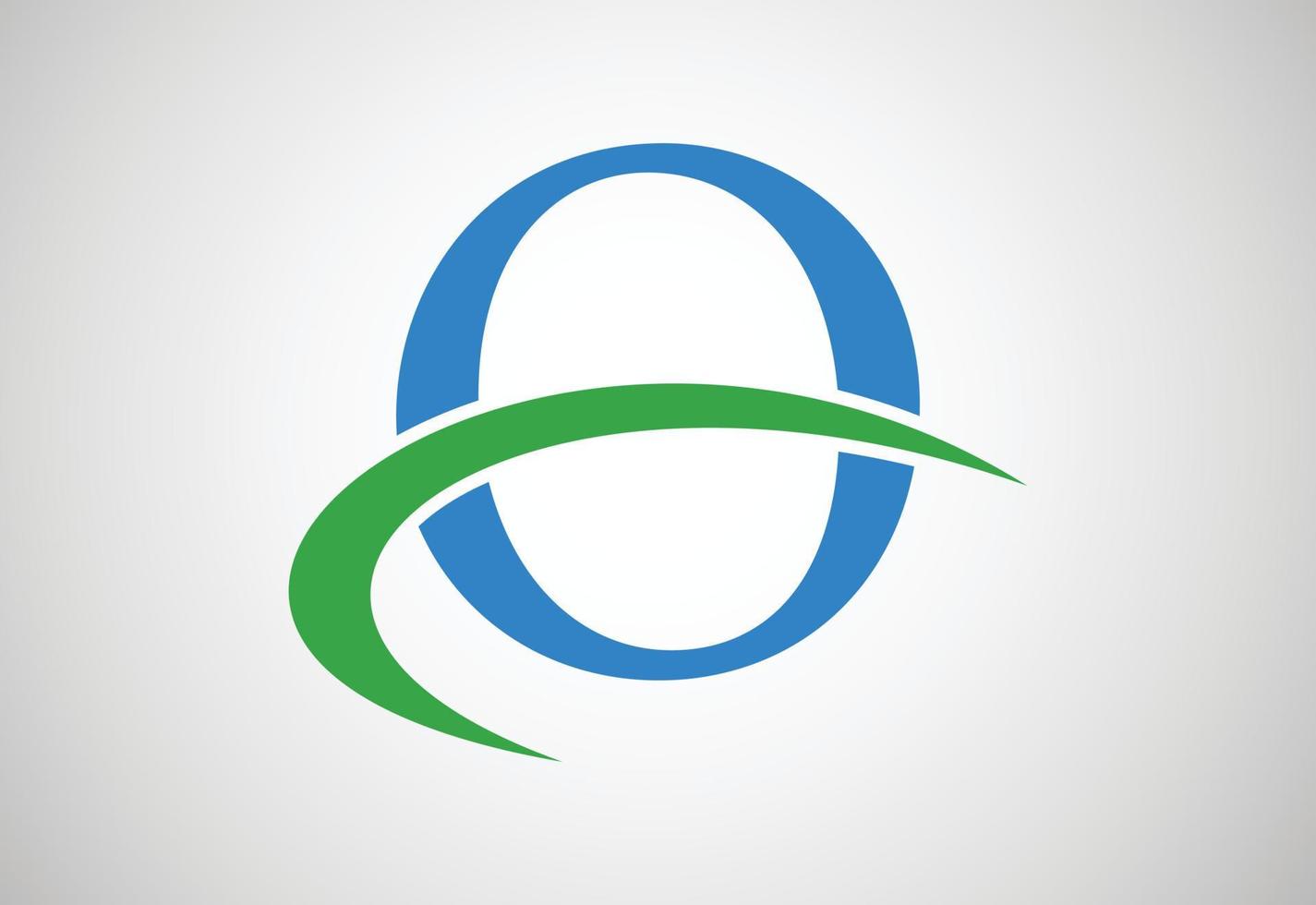 Buchstabe o-Logo-Design-Vorlage, Vektorillustration vektor