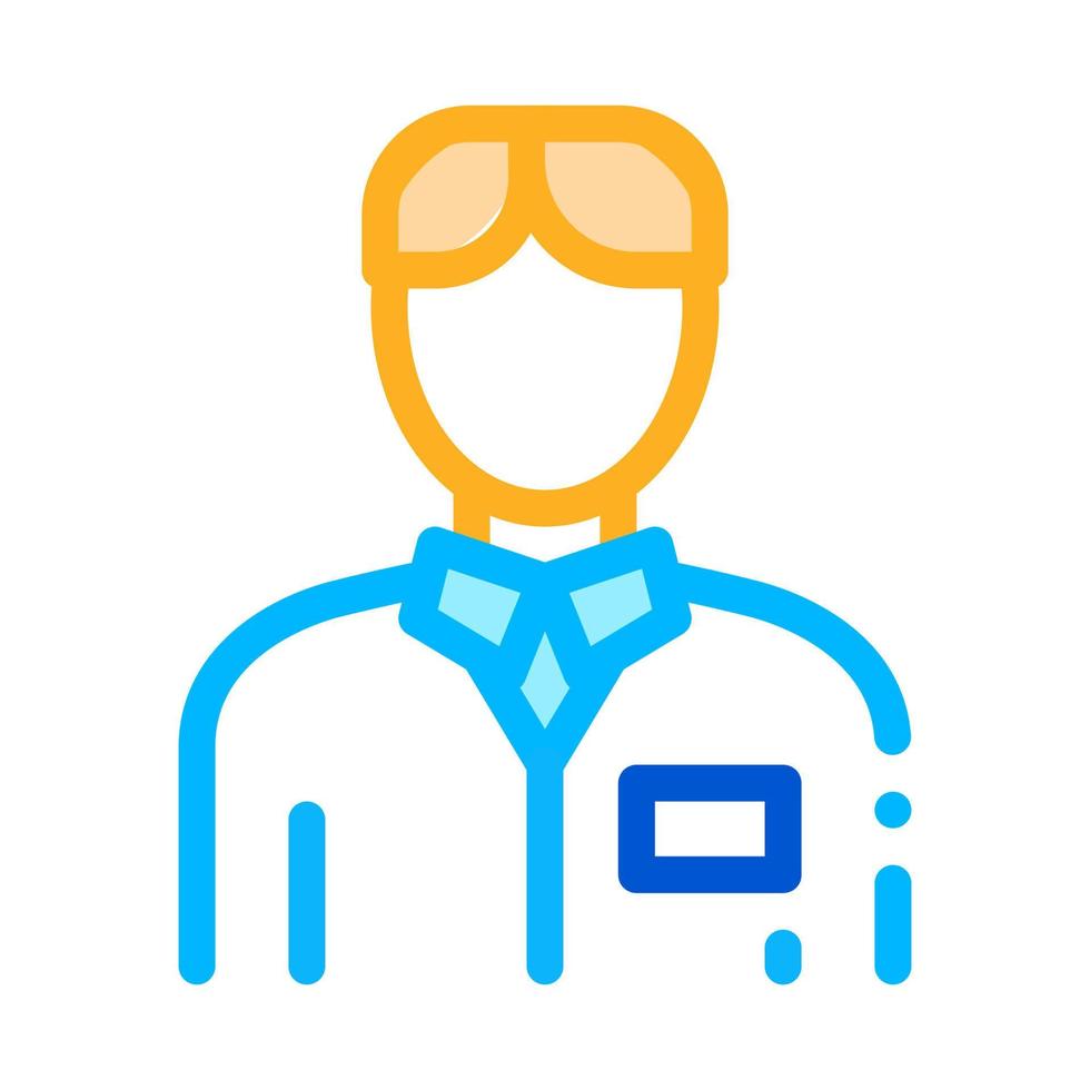 sjuksköterska silhuett ikon vektor översikt illustration
