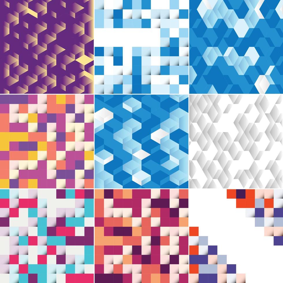 vektor bakgrund med ett illustration av abstrakt textur terar kvadrater lämplig för använda sig av som en mönster design för banderoller. affischer. flygblad. kort. vykort. täcker. och broschyrer