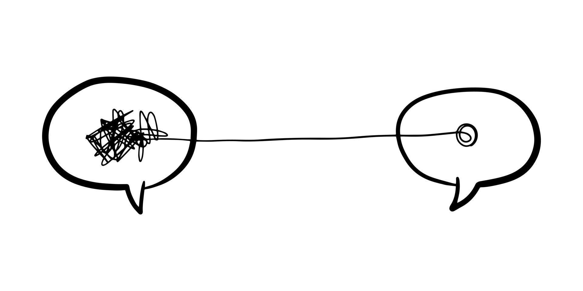 hand gezeichnet von der gewirrkritzelskizze. abstraktes Gekritzel, Vektorillustration. vektor