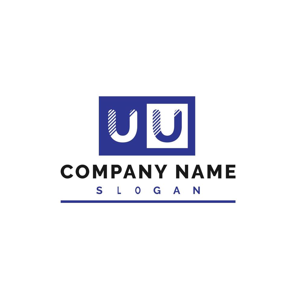 U u brev logotyp design vektor