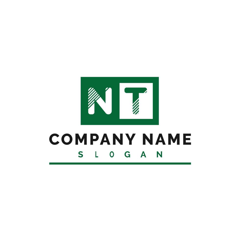nt-Brief-Logo-Design vektor