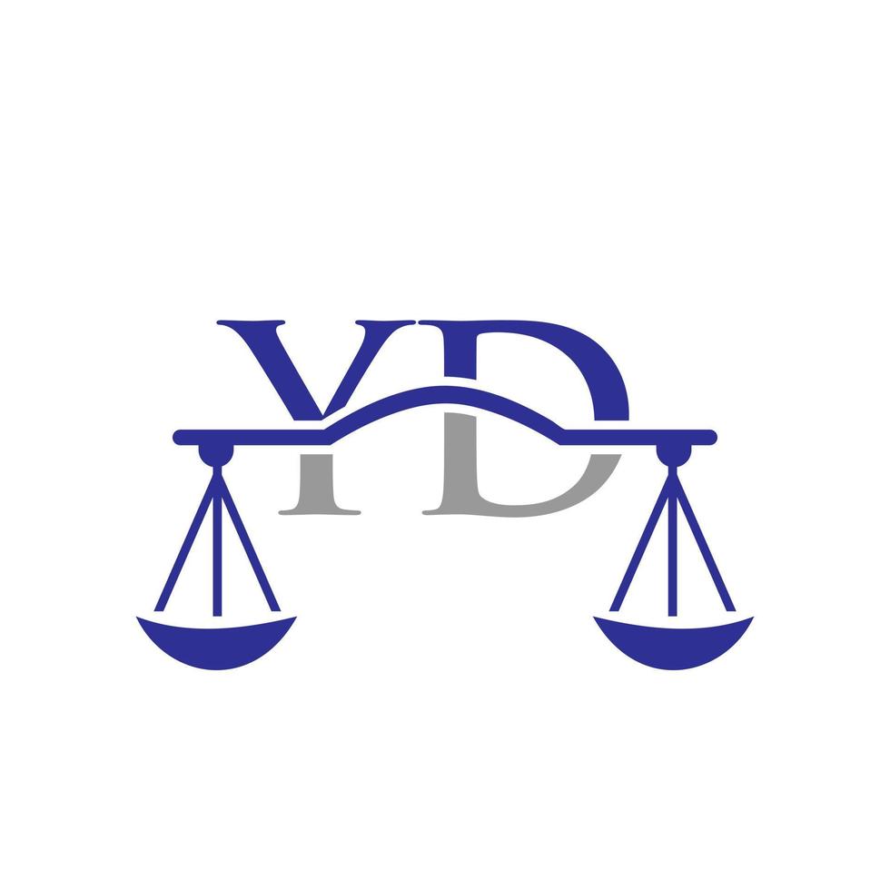 lag fast brev yd logotyp design. lag advokat tecken vektor